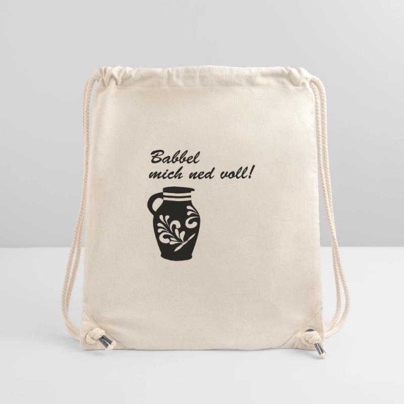 Bembel Babbel mich ned Stanley/Stella recycelter Gym Bag