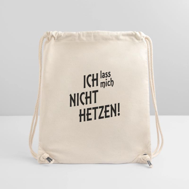 nicht hetzen Stanley/Stella recycelter Gym Bag