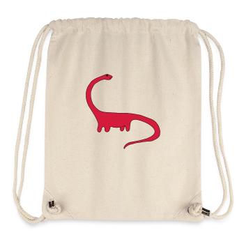 dinosaur - Stanley/Stella recycelter Gym Bag - Naturweiß - Vorne