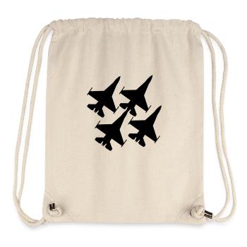f16 - Stanley/Stella recycelter Gym Bag - Naturweiß - Vorne