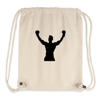 boxning winner design - Stanley/Stella recycelter Gym Bag - Naturweiß - Vorne