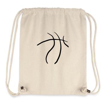 Basketball 47 - Stanley/Stella recycelter Gym Bag - Naturweiß - Vorne
