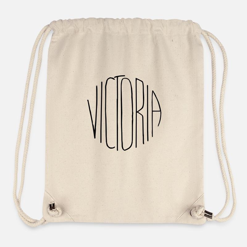 Victoria - Sac à cordon recyclé Stanley/Stella - blanc naturel