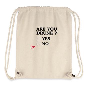 lustiger Trinkspruch - Stanley/Stella recycelter Gym Bag - Naturweiß - Vorne
