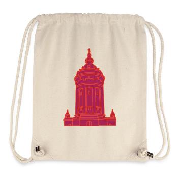 Wasserturm Mannheim 2 - Stanley/Stella recycelter Gym Bag - Naturweiß - Vorne