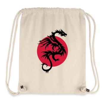 DRAGON SUN - Stanley/Stella recycelter Gym Bag - Naturweiß - Vorne