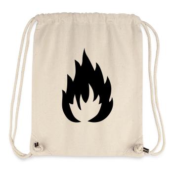 Flamme - Stanley/Stella recycelter Gym Bag - Naturweiß - Vorne