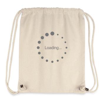 loading_circle - Sac à cordon recyclé Stanley/Stella - blanc naturel - Devant