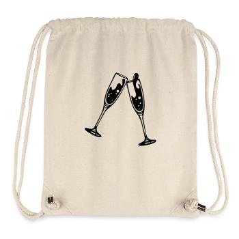 prosit - Stanley/Stella recycelter Gym Bag - Naturweiß - Vorne