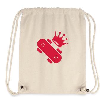 Skateboard Skateboarding Sport Sportler Spieler - Stanley/Stella recycelter Gym Bag - Naturweiß - Vorne