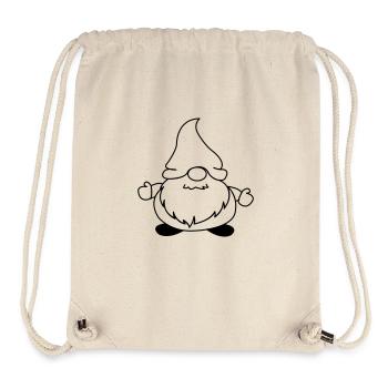 weihnachtsmann_comic_01 - Stanley/Stella recycelter Gym Bag - Naturweiß - Vorne