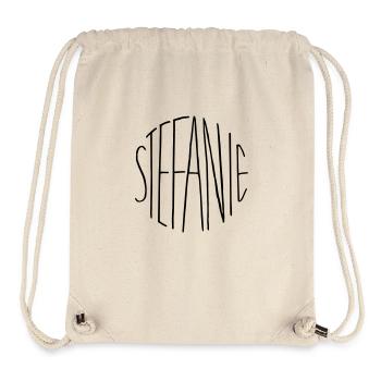 Stefanie - Stanley/Stella recycelter Gym Bag - Naturweiß - Vorne