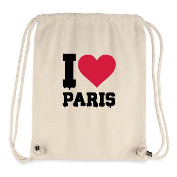 i love paris - Stanley/Stella Recycled Gym Bag - natural - Front