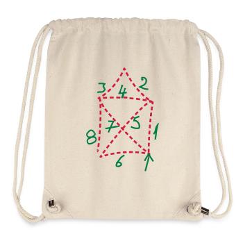 House of St. Nicholas - drawing - Stanley/Stella Recycled Gym Bag - natural - Front