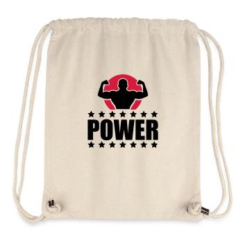 body_building_power_f2 - Stanley/Stella Recycled Gym Bag - natural - Front