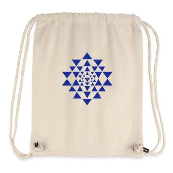 Shri Yantra - Cosmic Energy Conductor - Sac à cordon recyclé Stanley/Stella - blanc naturel - Devant