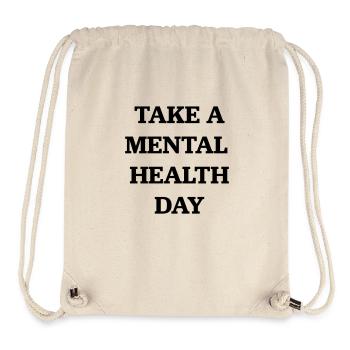 Mental Health - Stanley/Stella recycelter Gym Bag - Naturweiß - Vorne