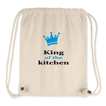 Tablier de cuisine pour homme - Sac à cordon recyclé Stanley/Stella - blanc naturel - Devant