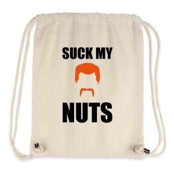 Suck my nuts - Stanley/Stella recycelter Gym Bag - Naturweiß - Vorne