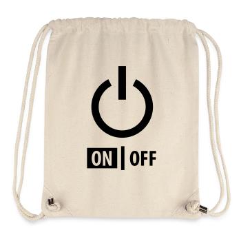 power_on__f1 - Stanley/Stella Recycled Gym Bag - natural - Front