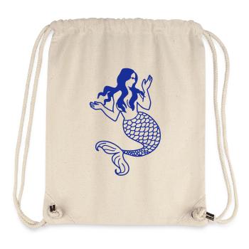 mermaid - Sac à cordon recyclé Stanley/Stella - blanc naturel - Devant
