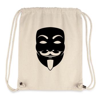 anonymus_maske - Stanley/Stella recycelter Gym Bag - Naturweiß - Vorne