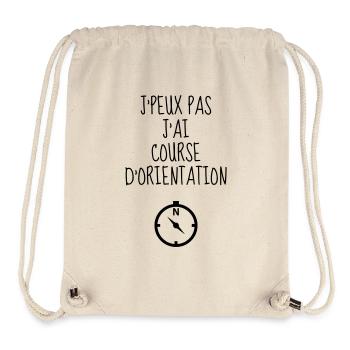 Orienteering / Orienteer / Orientierungslauf - Stanley/Stella recycelter Gym Bag - Naturweiß - Vorne