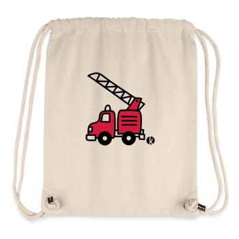 Feuerwehrauto (c) - Fire Truck - Stanley/Stella Recycled Gym Bag - natural - Front