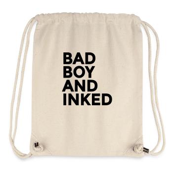 Bad Boy And Inked - Stanley/Stella Recycled Gym Bag - natural - Front