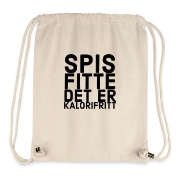 Iss Muschi, es ist kalorienfrei - Stanley/Stella recycelter Gym Bag - Naturweiß - Vorne