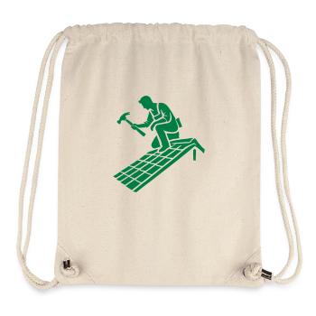 dachdecker - Stanley/Stella recycelter Gym Bag - Naturweiß - Vorne
