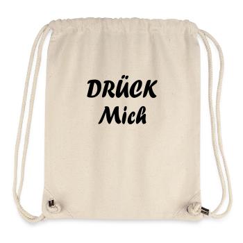 Drück Mich - Stanley/Stella recycelter Gym Bag - Naturweiß - Vorne