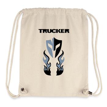 Trucker  Brust - Stanley/Stella recycelter Gym Bag - Naturweiß - Vorne