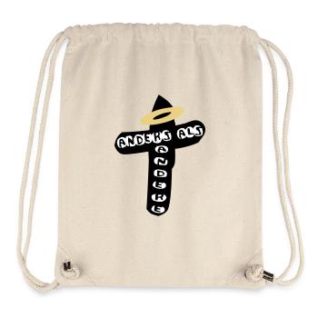 anders als andere - Stanley/Stella recycelter Gym Bag - Naturweiß - Vorne