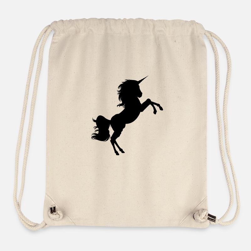 sauvage Unicorn - Sac à cordon recyclé Stanley/Stella - blanc naturel