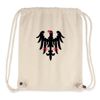 eagle heraldry - Sac à cordon recyclé Stanley/Stella - blanc naturel - Devant