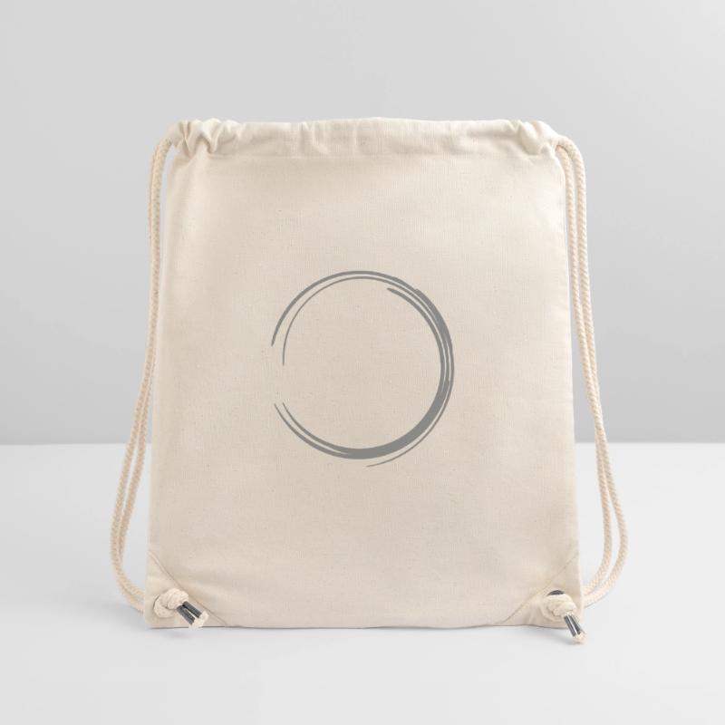Dekorativer Kunst Ring oder Kreis als Rahmendesign Stanley/Stella recycelter Gym Bag