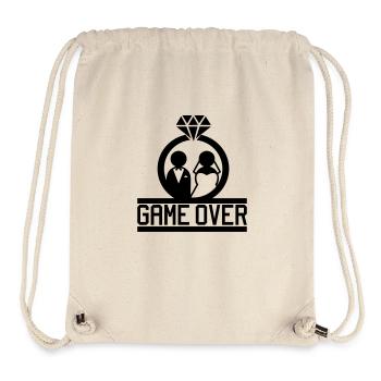 Game Over - Stanley/Stella recycelter Gym Bag - Naturweiß - Vorne