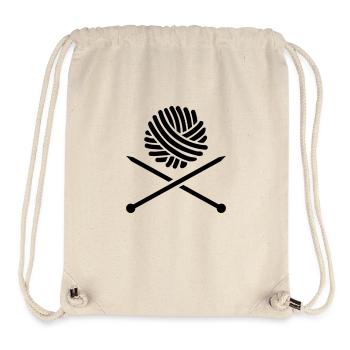 Stricken - Stanley/Stella recycelter Gym Bag - Naturweiß - Vorne