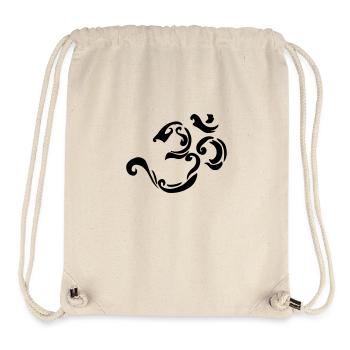 Tribal Om-Design Hinduismus spirituell Symbol Yoga - Stanley/Stella recycelter Gym Bag - Naturweiß - Vorne