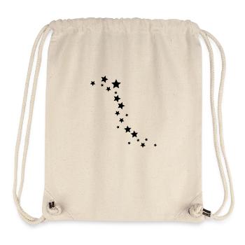 Sterne - Stanley/Stella recycelter Gym Bag - Naturweiß - Vorne