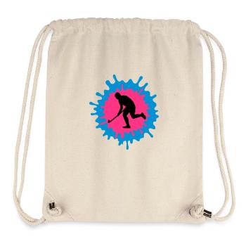 Hockey 3D - Sac à cordon recyclé Stanley/Stella - blanc naturel - Devant