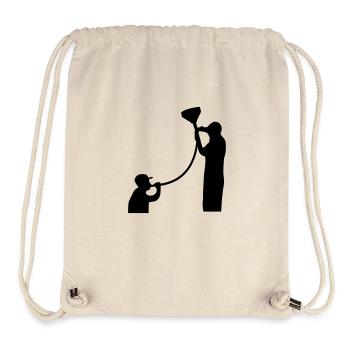 Beer Bong - Stanley/Stella Recycled Gym Bag - natural - Front