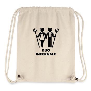 Duo infernal - Sac à cordon recyclé Stanley/Stella - blanc naturel - Devant