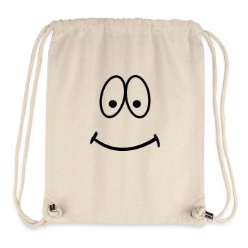 smiley - Stanley/Stella recycelter Gym Bag - Naturweiß - Vorne