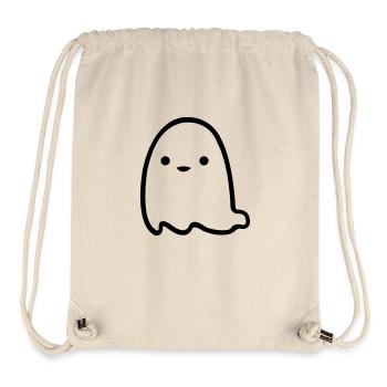 cute_ghost_1 - Stanley/Stella Recycled Gym Bag - natural - Front