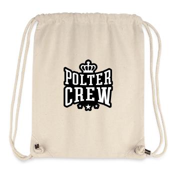 Polter Crew Verlobung Hochzeit - Stanley/Stella recycelter Gym Bag - Naturweiß - Vorne