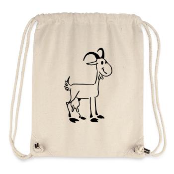 Biquette - Sac à cordon recyclé Stanley/Stella - blanc naturel - Devant