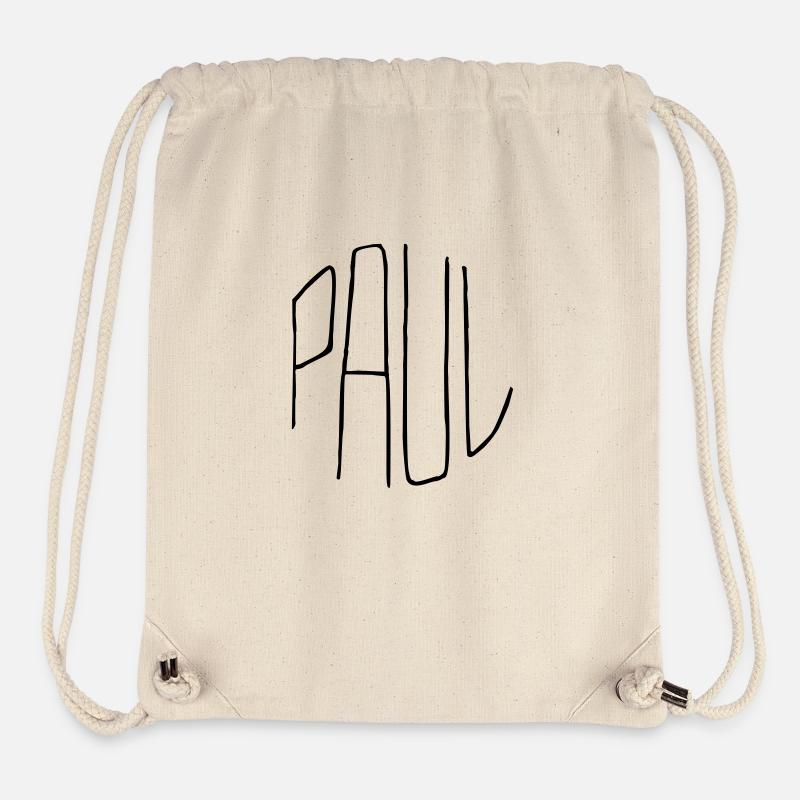 Cadeau Paul - Sac à cordon recyclé Stanley/Stella - blanc naturel