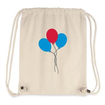 luftballons - Stanley/Stella recycelter Gym Bag - Naturweiß - Vorne